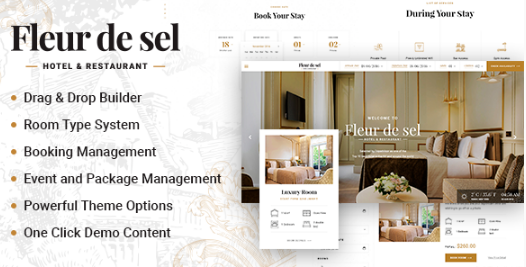 Product Image - Fleurdesel – Hotel Booking WordPress Theme 2.0.5 Product Image - Fleurdesel – Hotel Booking WordPress Theme 2.0.5