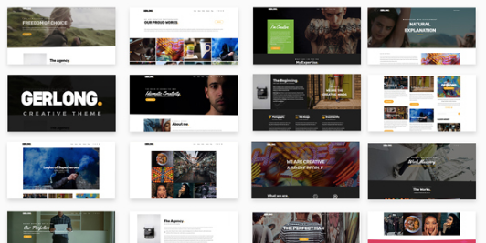 Gerlong - Responsive One Page & Multi Page Portfolio