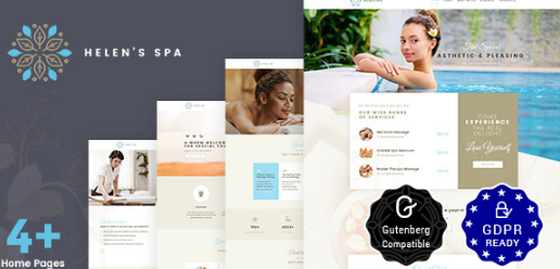 Helen's Spa - Beauty, Health Spa & Wellness Theme