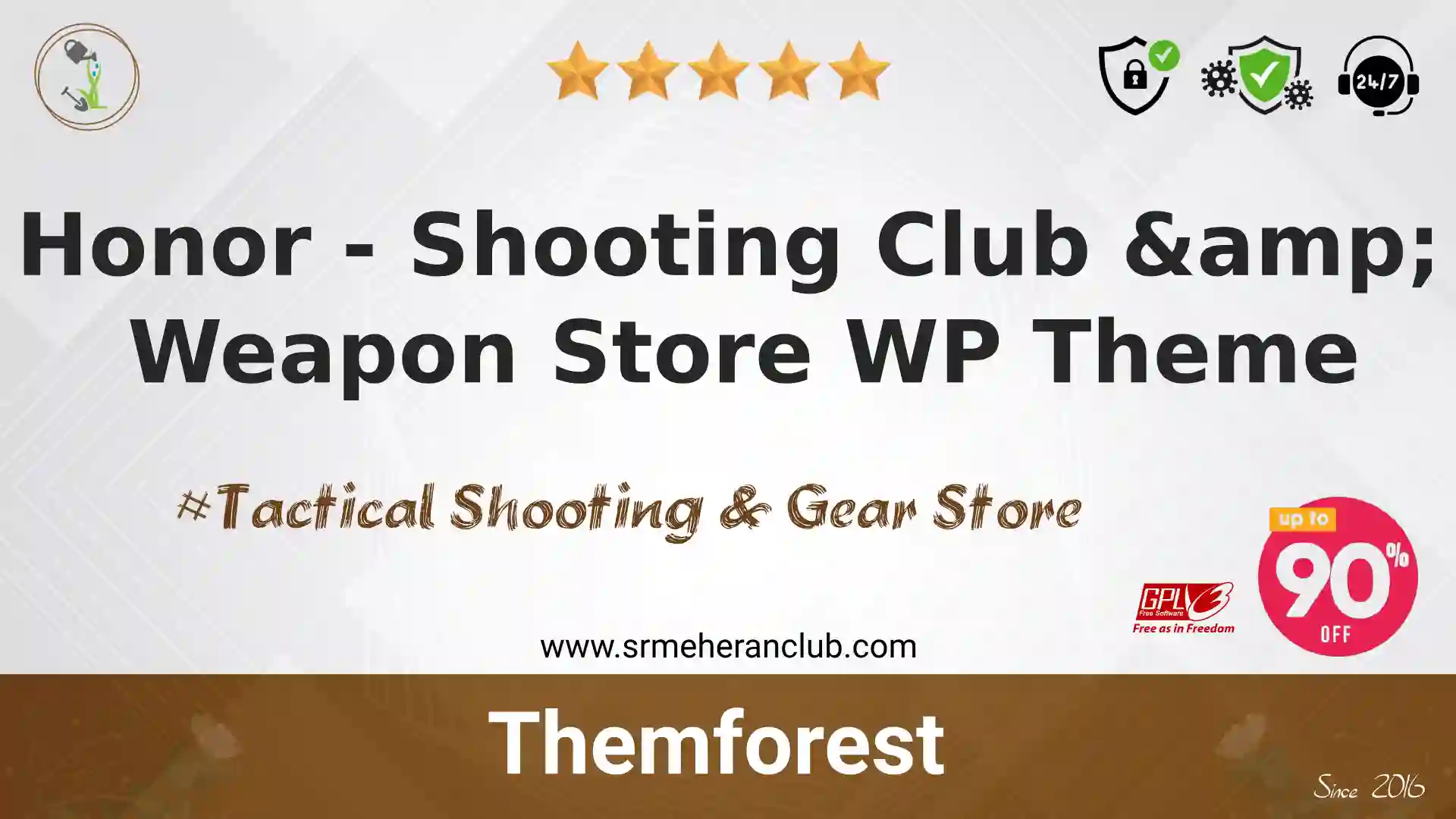 Honor – Shooting Club & Weapon Store WP Theme — Theme by Themeforest