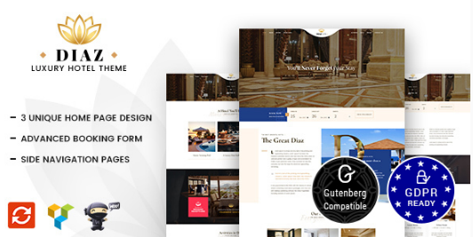 Product Image - Hotel Diaz – Hotel Booking Theme 2.1 Product Image - Hotel Diaz – Hotel Booking Theme 2.1