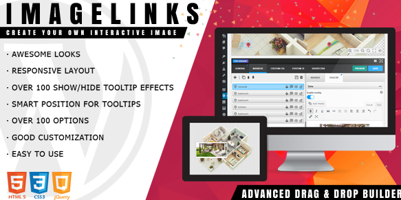 ImageLinks - Interactive Image for WordPress