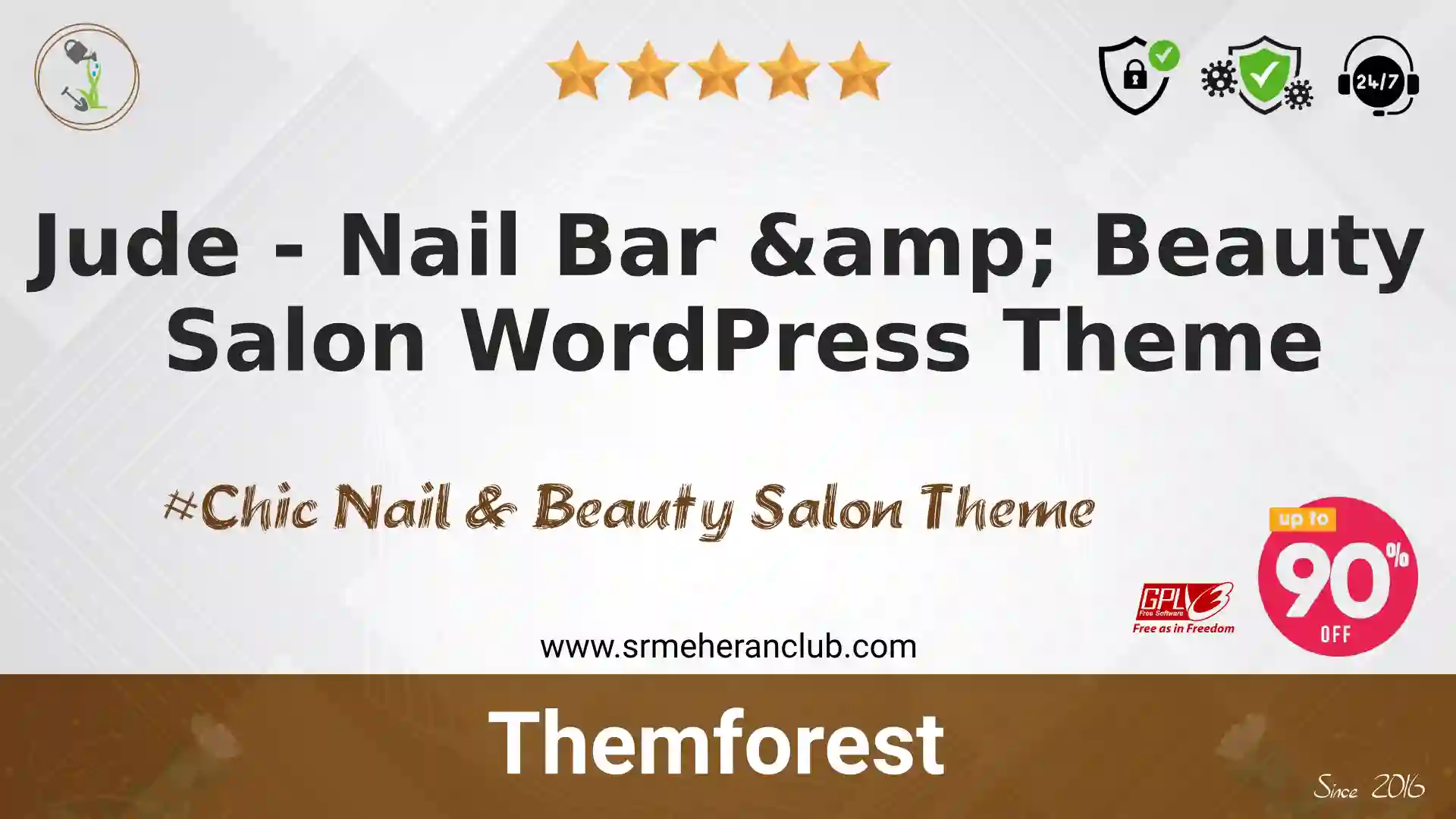 Jude – Nail Bar & Beauty Salon WordPress Theme — Theme by Themeforest