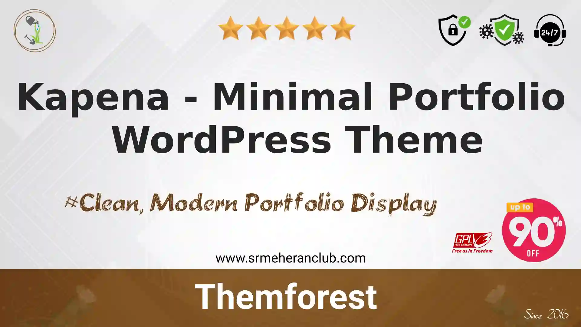 Kapena – Minimal Portfolio WordPress Theme — Theme by Themeforest