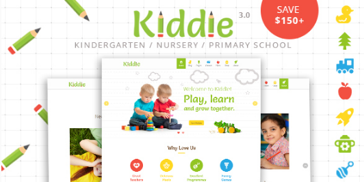 Kiddie - Kindergarten WordPress Theme