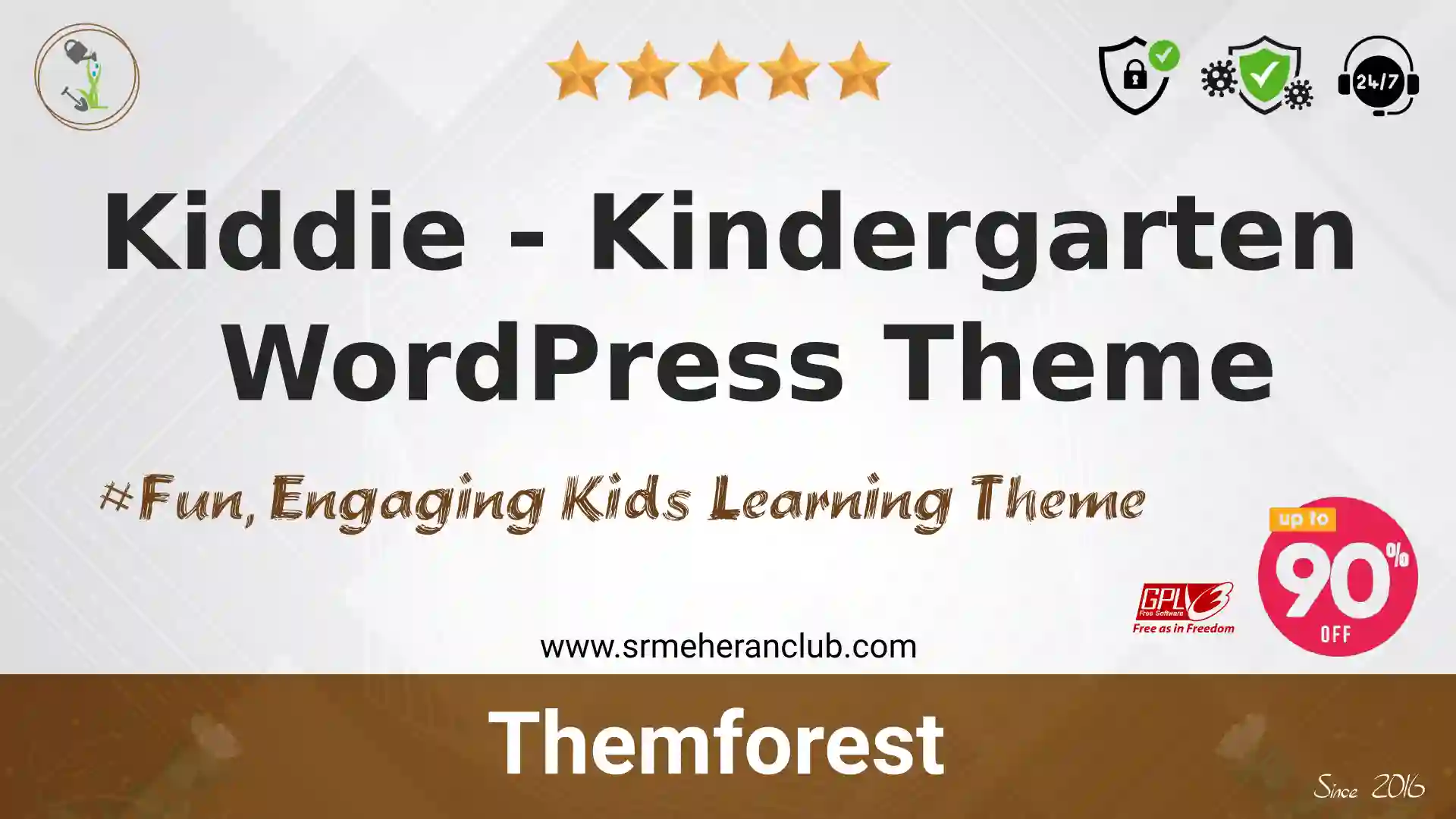 Kiddie – Kindergarten WordPress Theme — Theme by Themeforest