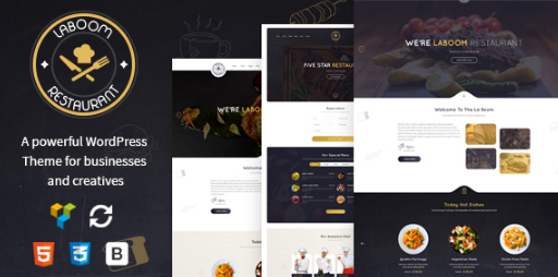 La Boom - Food & Restaurant Bistro WordPress Theme