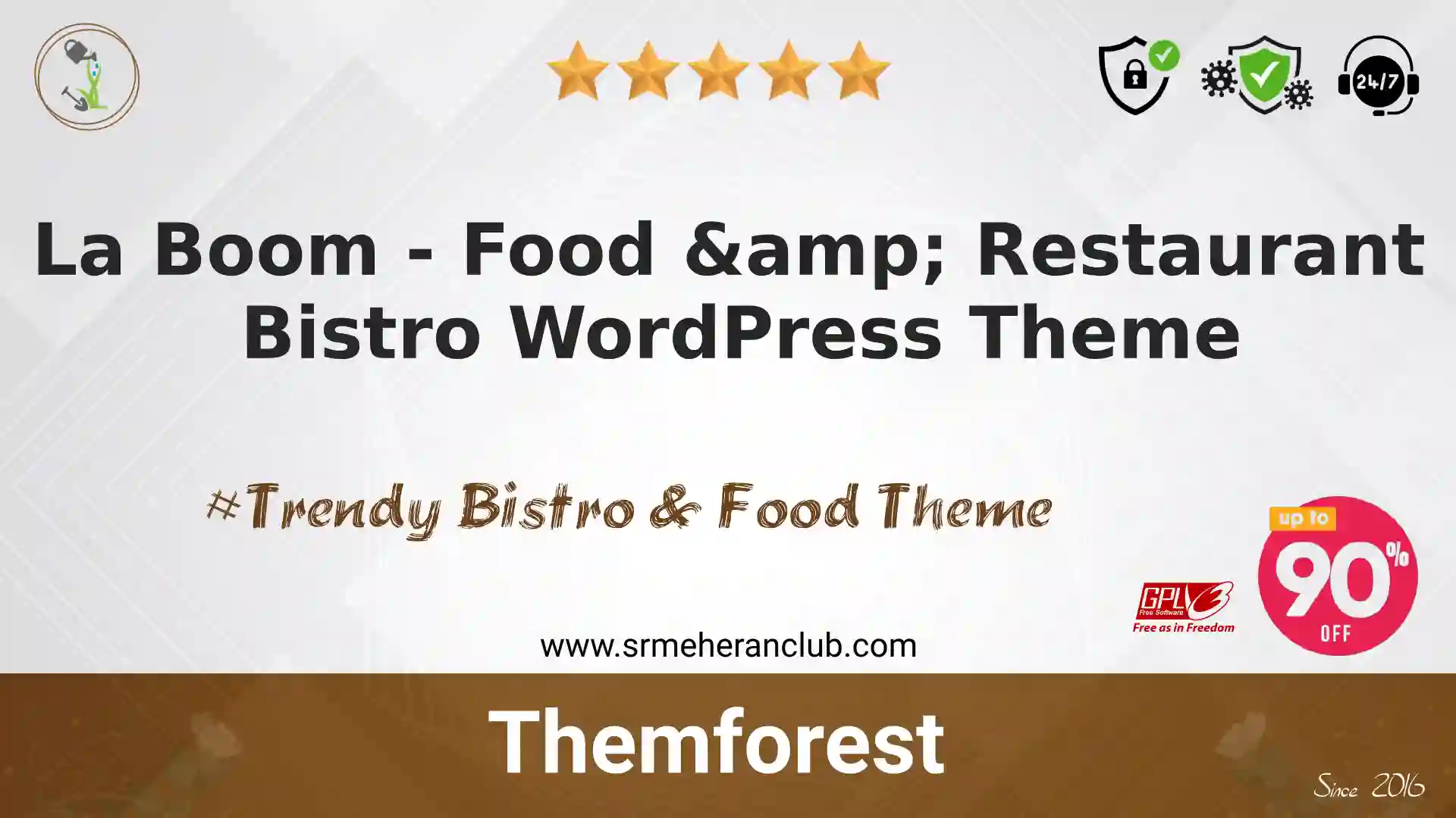 La Boom – Food & Restaurant Bistro WordPress Theme — Theme by Themeforest