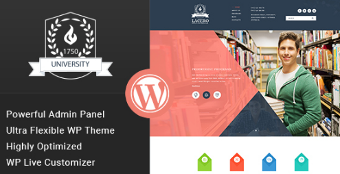 Lacero - Education & University WordPress Theme