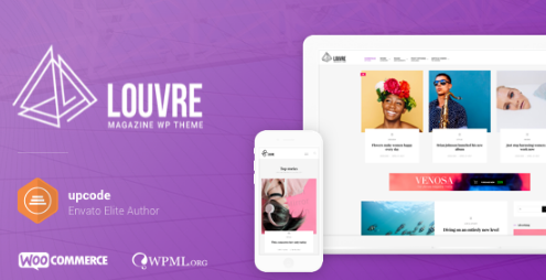 Louvre - Minimal Magazine and Blog WordPress Theme