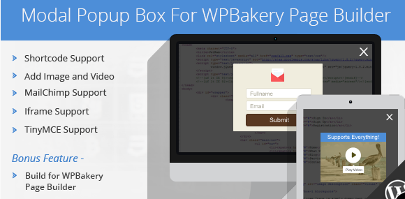 Modal Popup Box For WPBakery Page Builder