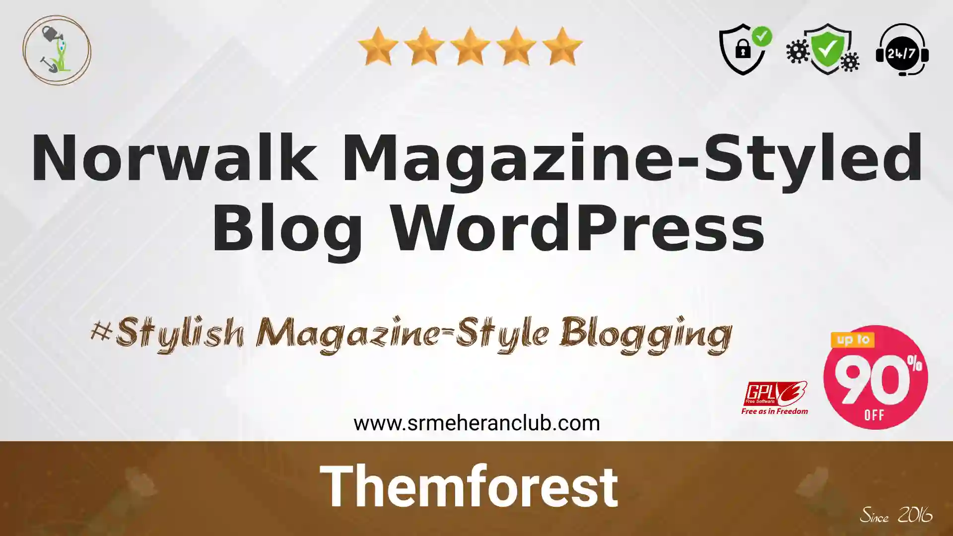 Norwalk Magazine-Styled Blog WordPress — Theme by Themeforest