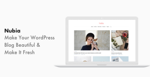 Nubia - Minimal Blog and Magazine WordPress Theme