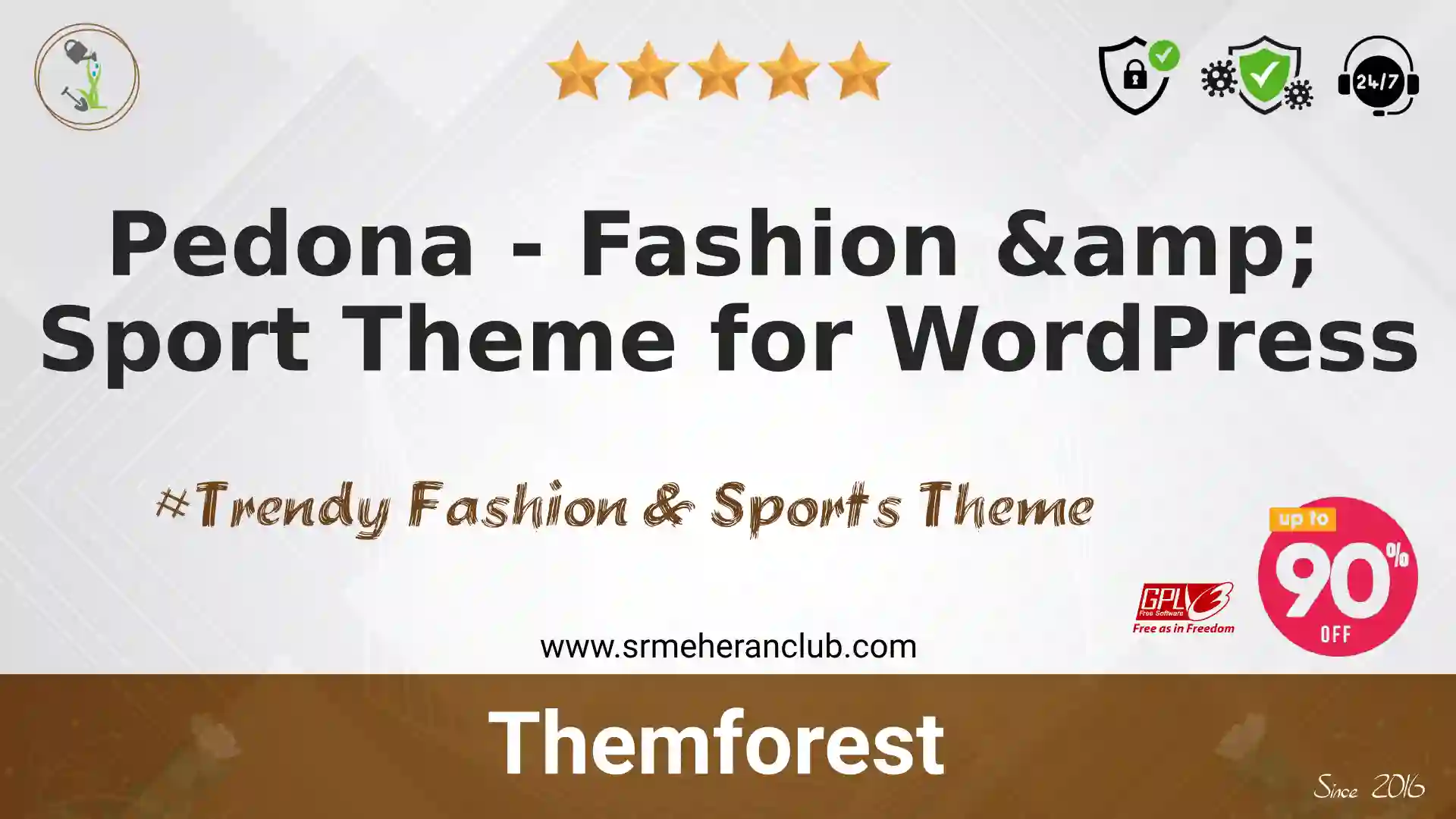Pedona – Fashion & Sport Theme for WordPress — Theme by Themeforest