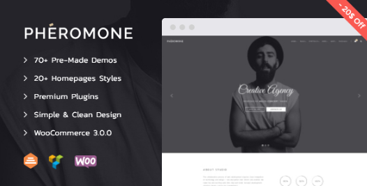 Pheromone - Creative Multi-Concept WordPress Theme