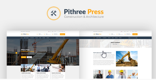 Pithree – Construction & Building WordPress Theme