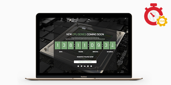 Responsive Coming Soon Landing Page for WordPress