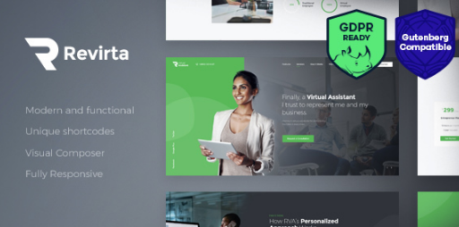 Revirta - Virtual Assistant WordPress Theme