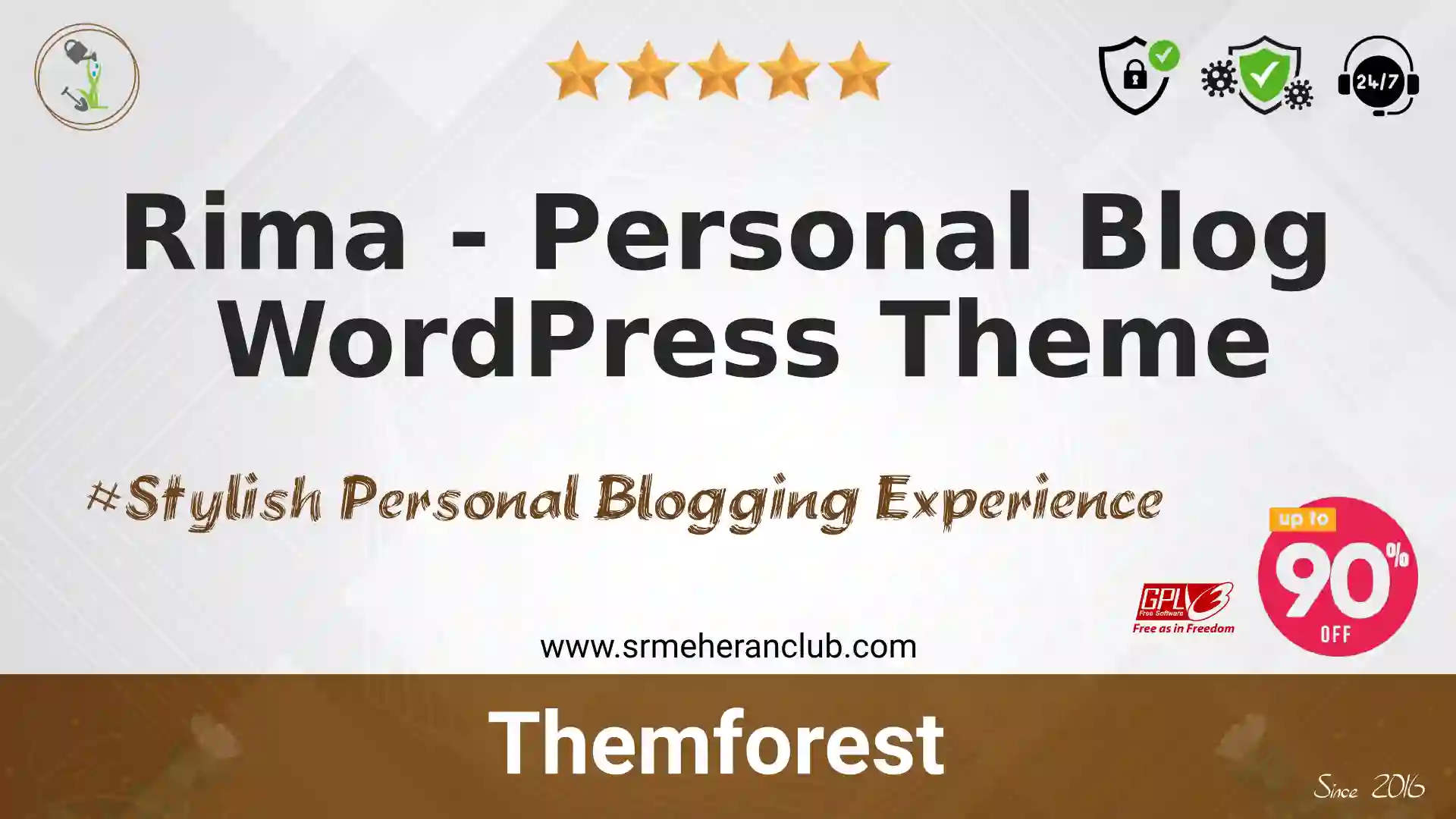 Rima – Personal Blog WordPress Theme — Theme by Themeforest