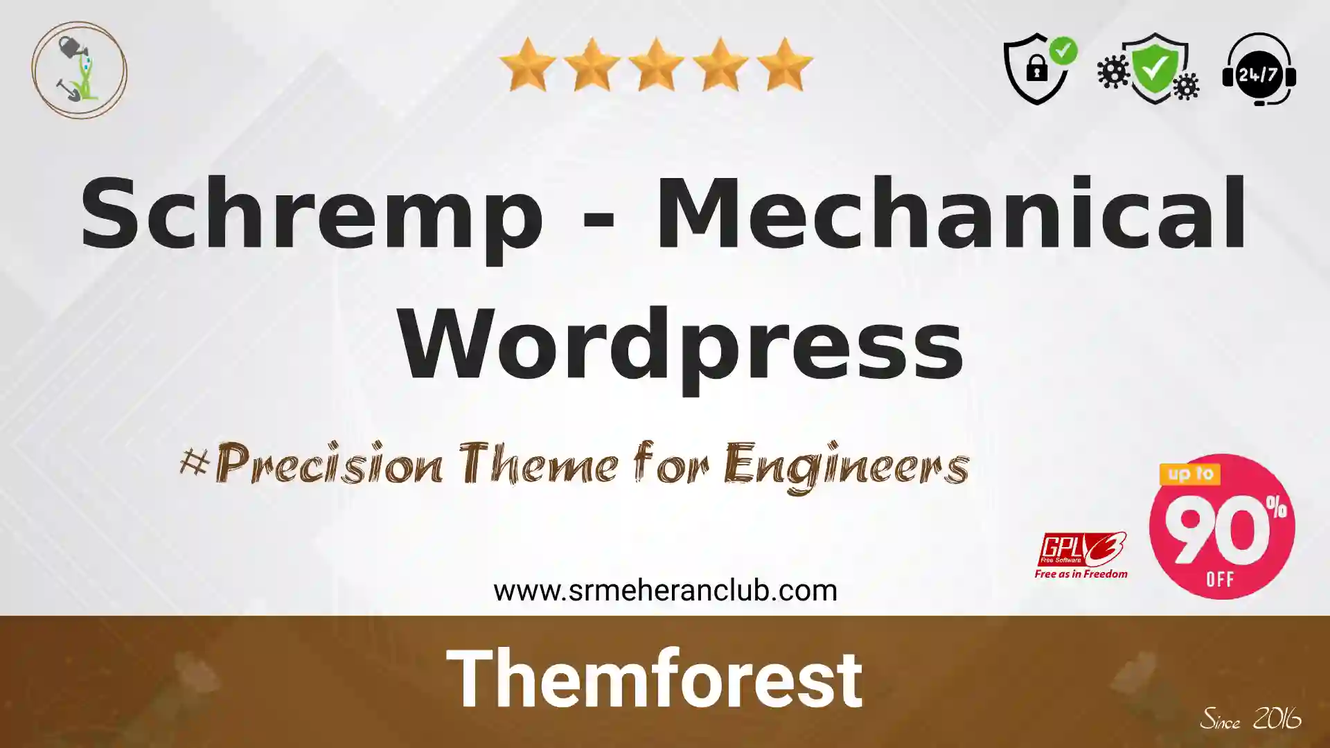 Schremp – Mechanical WordPress — Theme by Themeforest
