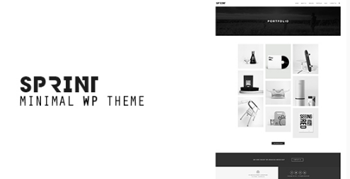 Sprint - Minimal WordPress Portfolio