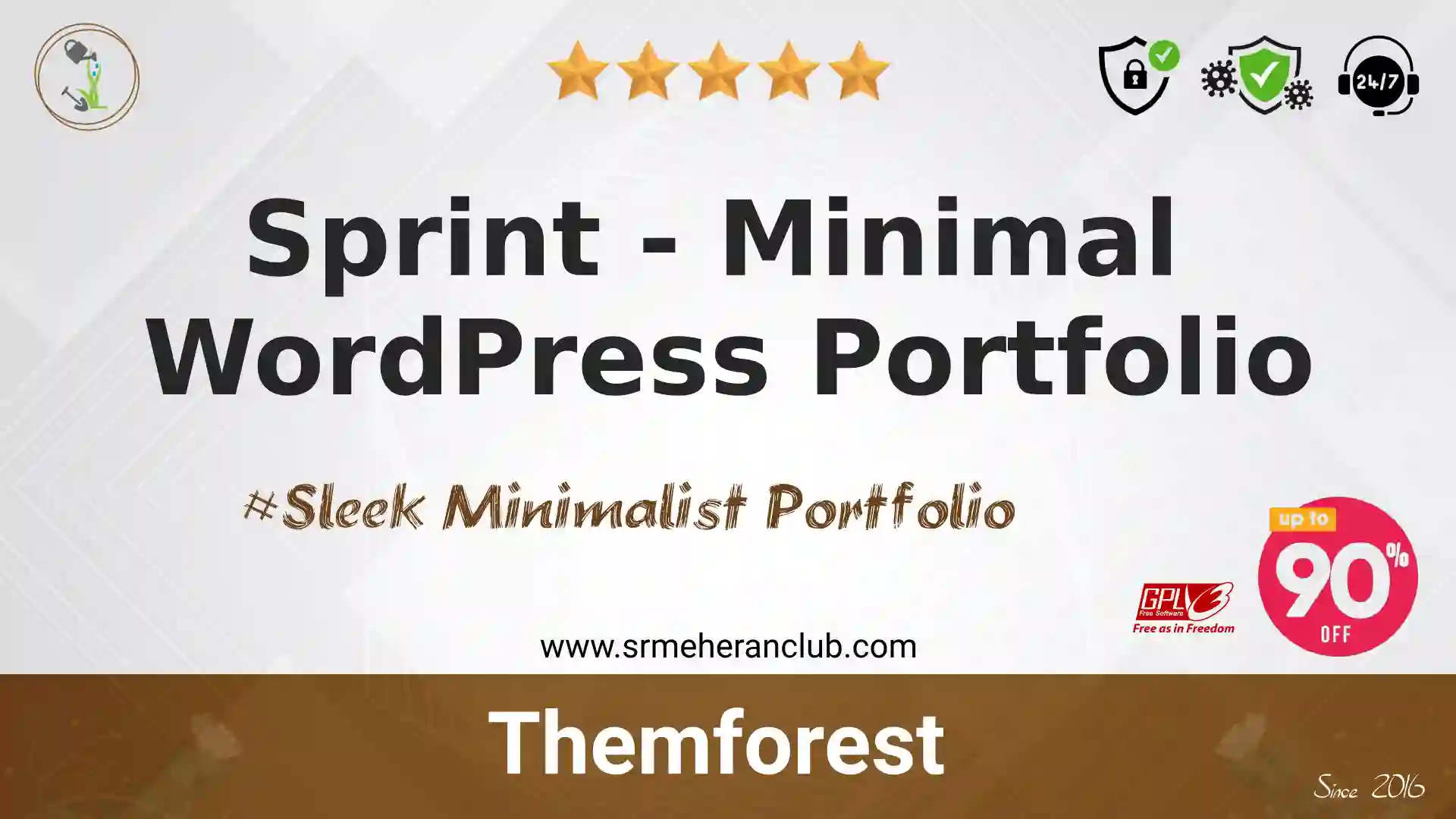 Sprint – Minimal WordPress Portfolio — Theme by Themeforest