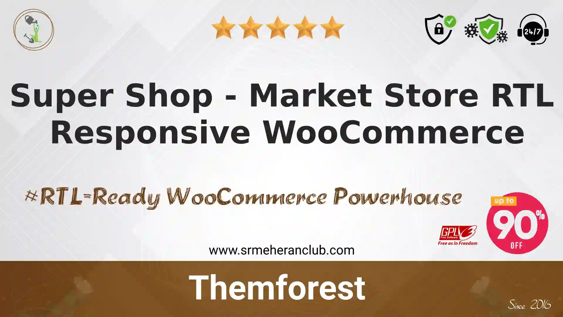 Super Shop – Market Store RTL Responsive WooCommerce — Theme by Themeforest