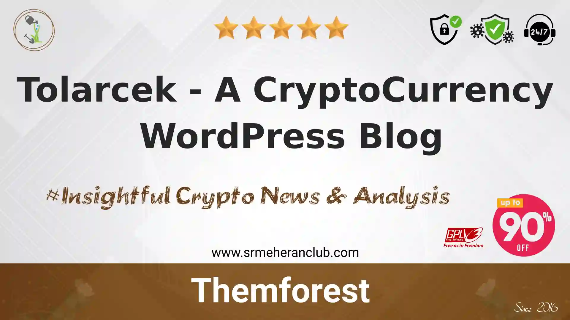 Tolarcek – A CryptoCurrency WordPress Blog — Theme by Themeforest