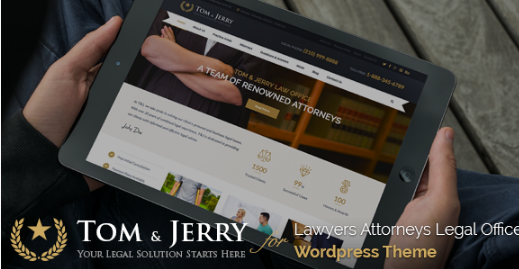 Tom & Jerry - A WordPress Law and Business Theme