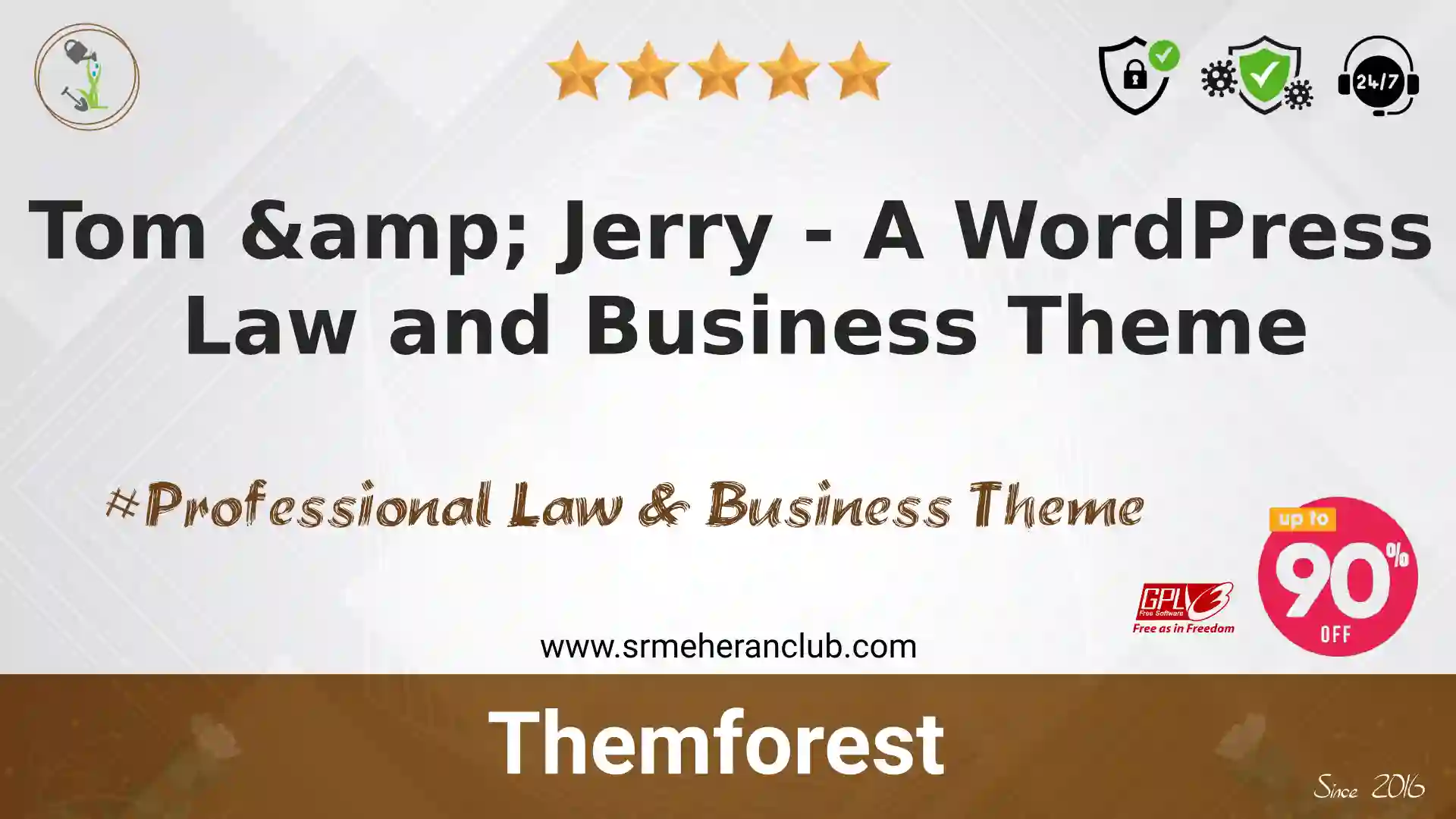 Tom & Jerry – A WordPress Law and Business Theme — Theme by Themeforest