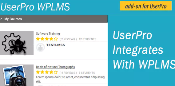 UserPro – WPLMS Integration