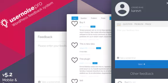 Usernoise Pro Modal Feedback & Contact form