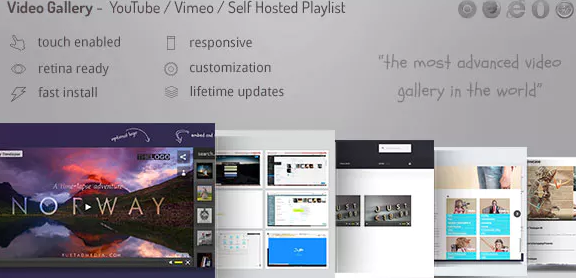 Video Gallery WordPress Plugin YouTube, Vimeo, Facebook pages