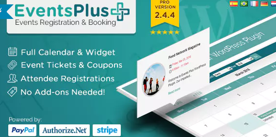 Product Image - WP EventsPlus – Events Calendar Registration & Booking 2.5.9