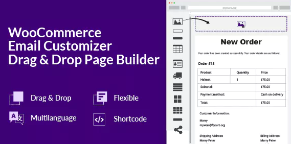 WooCommerce Email Customizer with Drag and Drop Email Builder 1.5.16