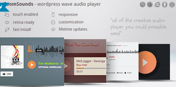 ZoomSounds - WordPress Wave Audio Player