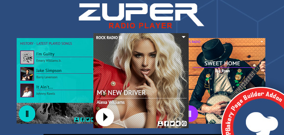 Zuper - Radio Player for WPBakery Page Builder