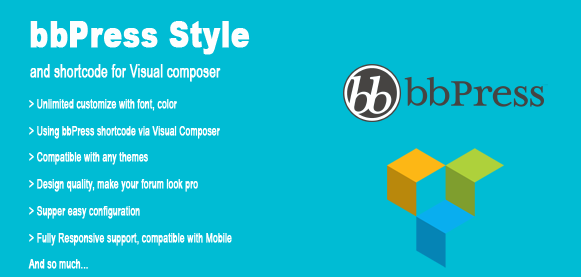 bbPress Style & Shortcode for Visual Composer