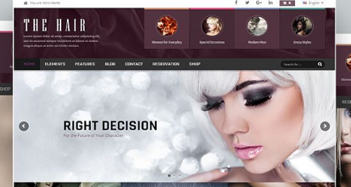 AIT - Hair WordPress Theme