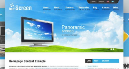 AIT - Halfscreen WordPress Theme