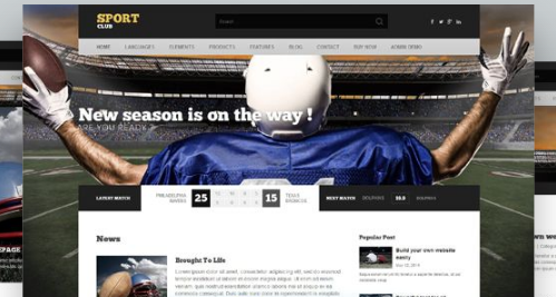 AIT - SportClub WordPress Theme
