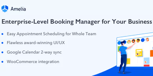 Product Image - Amelia – Enterprise-Level Appointment Booking WordPress Plugin 8.7