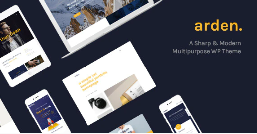 Arden – A Sharp & Modern Multipurpose WordPress Theme