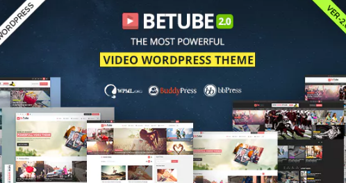 Betube Video WordPress Theme 3.0.7