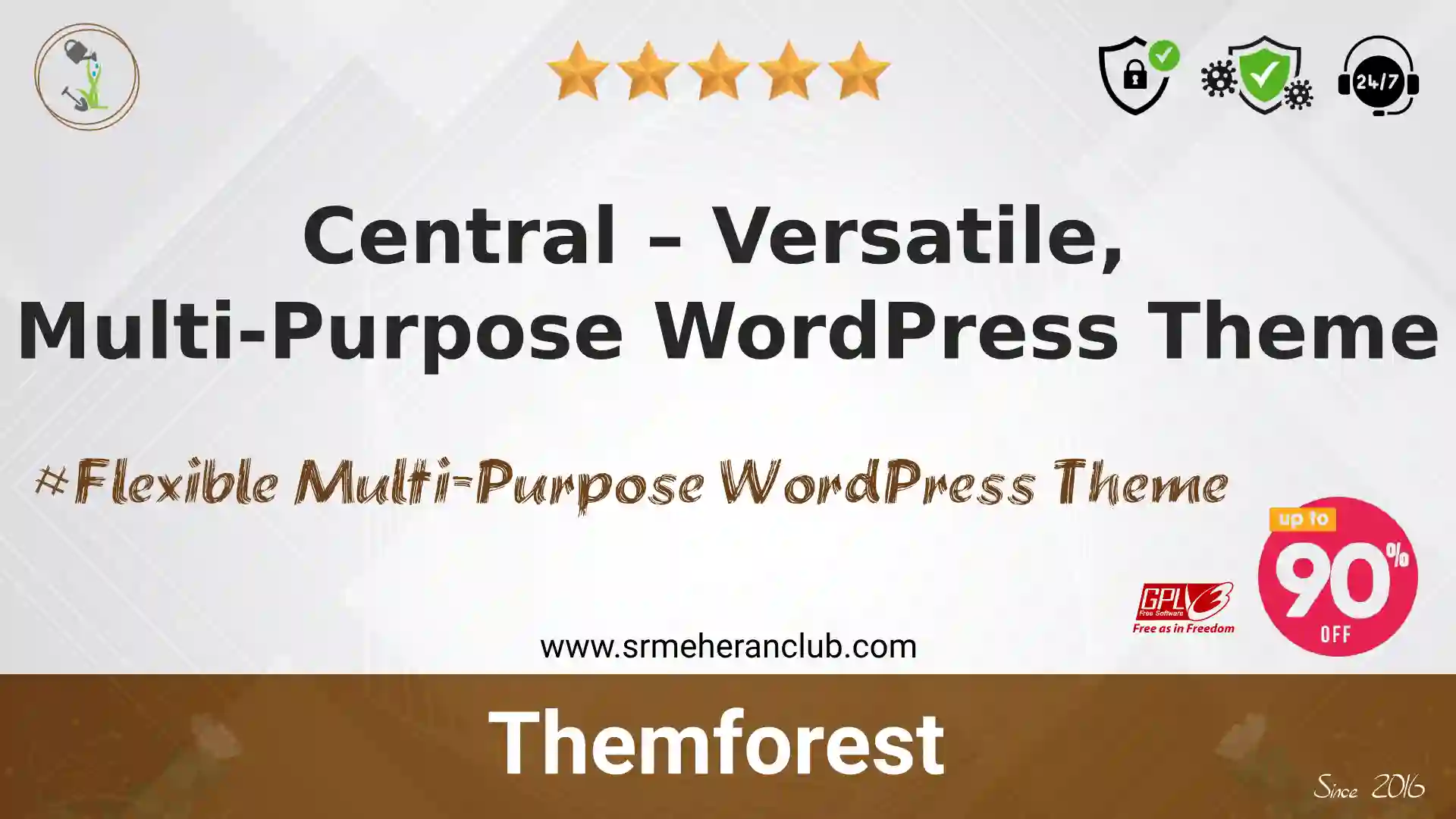 Central – Versatile, Multi-Purpose WordPress Theme — Theme by Themeforest