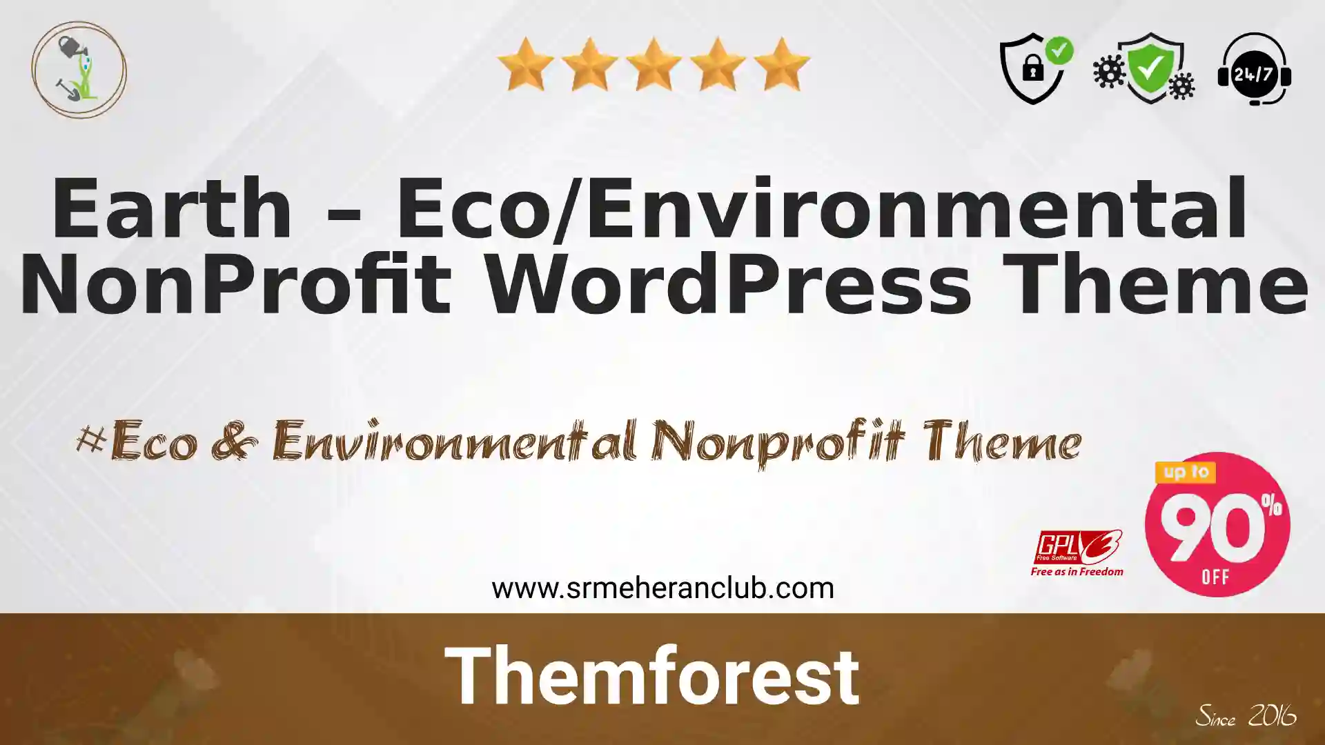 Earth – Eco/Environmental NonProfit WordPress Theme — Theme by Themeforest