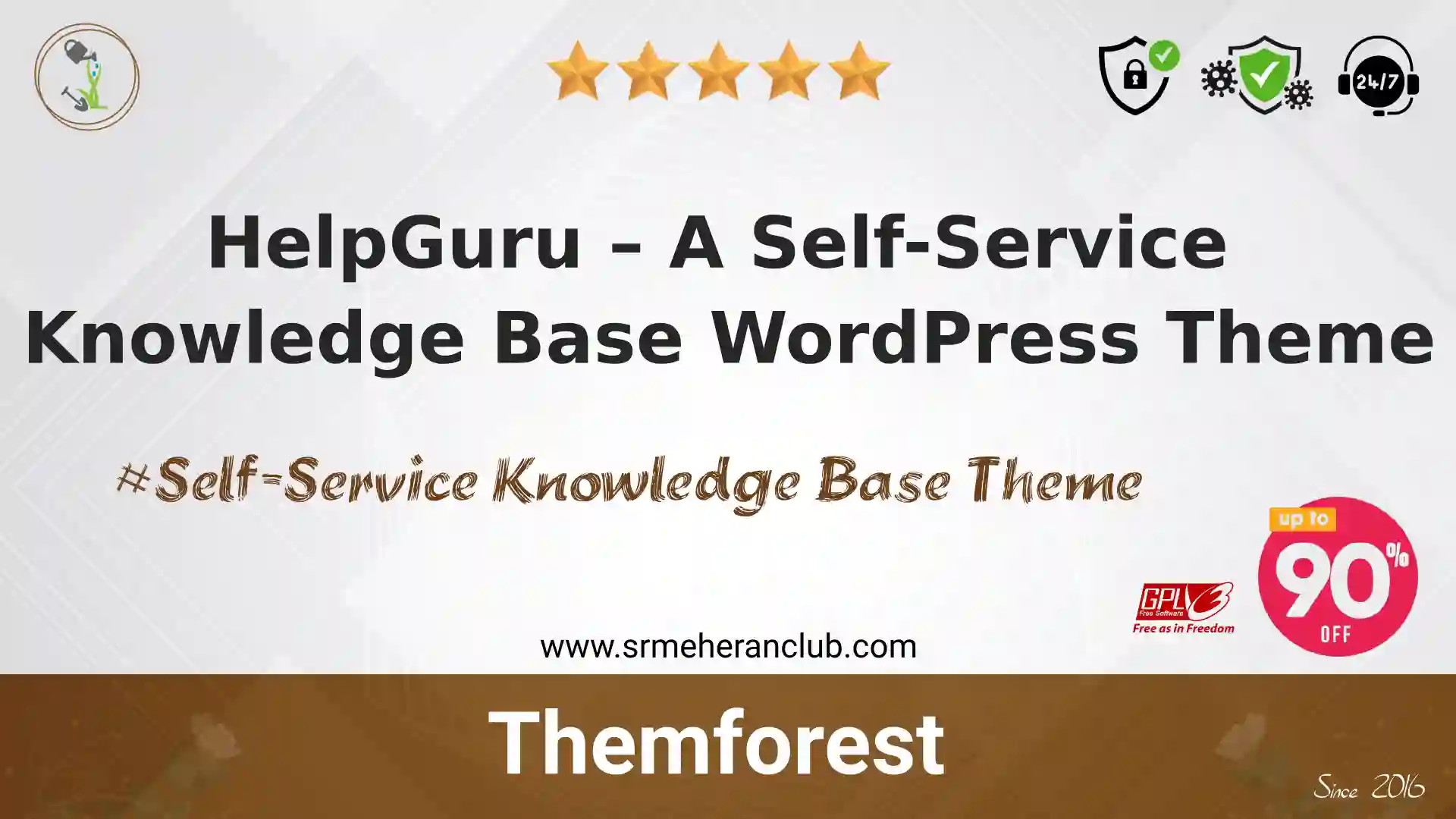 HelpGuru – A Self-Service Knowledge Base WordPress Theme — Theme by Themeforest