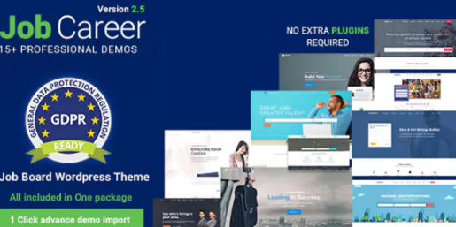 JobCareer | Job Board Responsive WordPress Theme