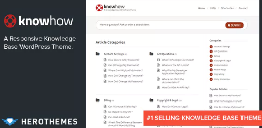 Product Image - KnowHow – A Knowledge Base WordPress Theme 1.1.16 Product Image - KnowHow – A Knowledge Base WordPress Theme 1.1.16