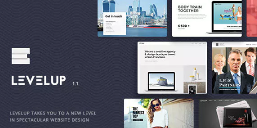 LEVELUP – Responsive Creative Multipurpose WordPress Theme